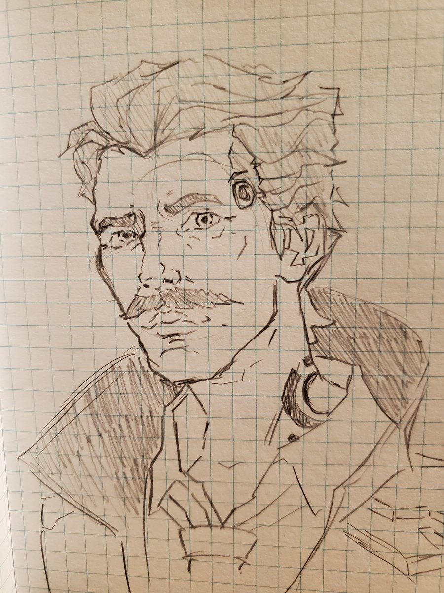 Ukarimoart's tweet photo. Babygirl got a new model you know I had to draw him #RhysStrongfork
#NTFTBL https://t.co/N8NKK1pEb2