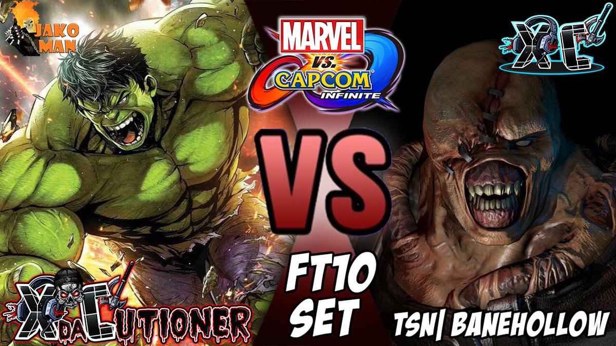 MVCI Offline FT10 Set - XC| XdaCutioner (Hulk/Thor Power) VS TSN| BaneHollow (Hulk/Nemesis Soul) https://t.co/qP3uJFkVCD https://t.co/AUICH24xau