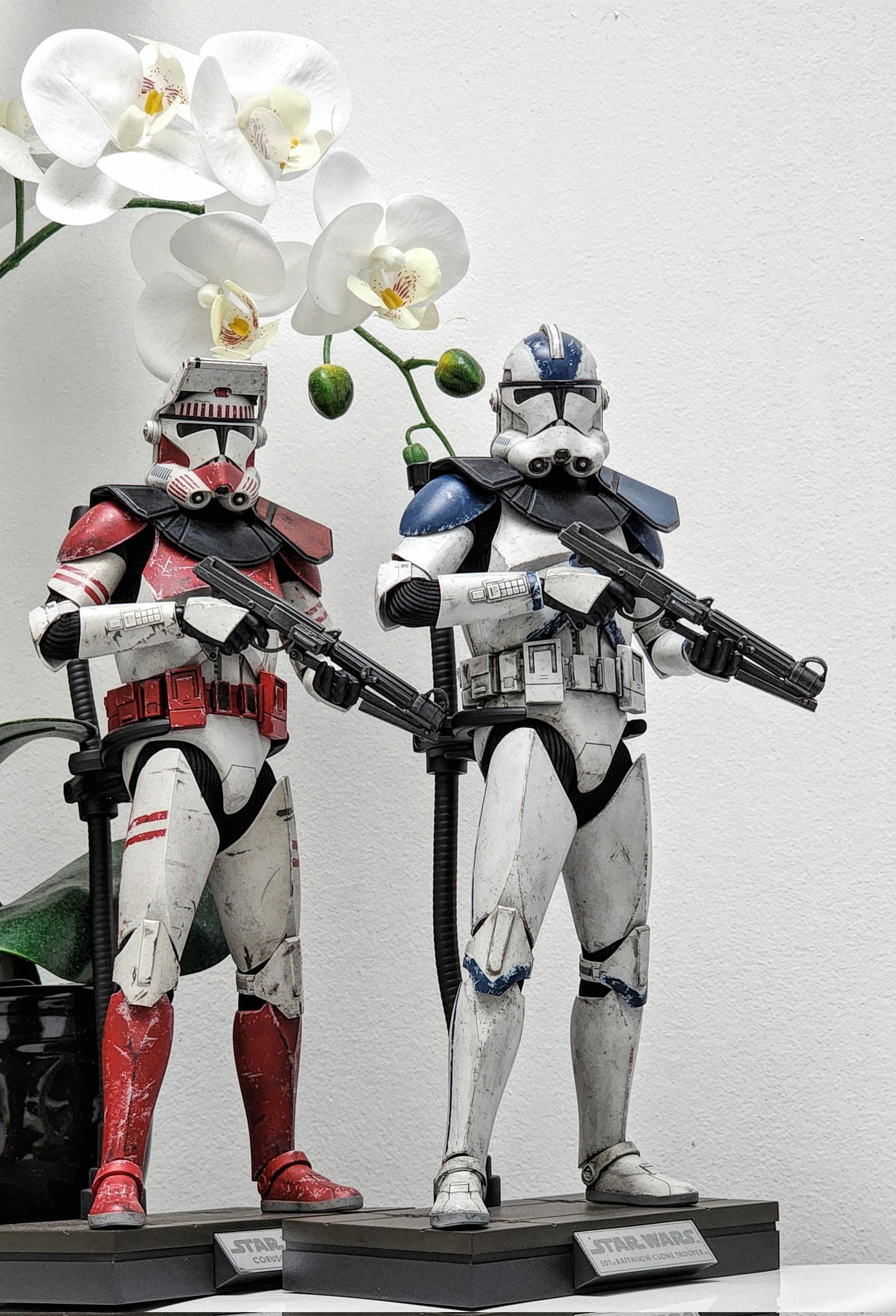 Custom Hot Toys 1/6 Clone Commander Seas 