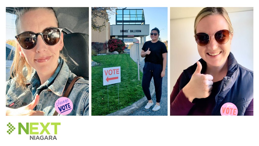 NEXTNiagara's tweet photo. Our #NextNiagara Council Members voted today, did you?
We look forward to seeing the results of the #municipalelection2022 to continue to amplify the voices of young professionals across #Niagara and bring concerns forward to elected officials. https://t.co/WWTwQLOR8n