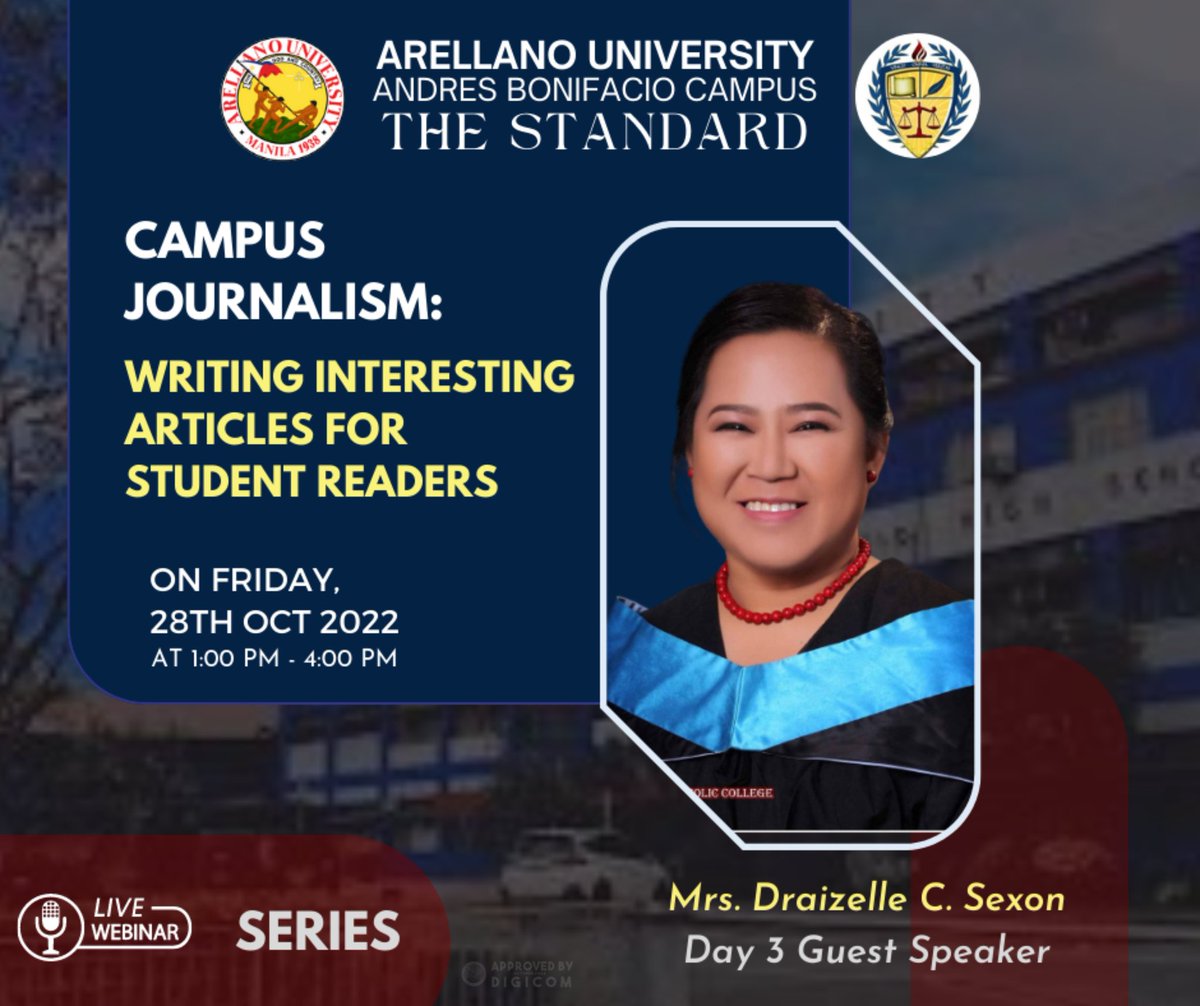 TheStandardAUP's tweet photo. We are so excited, aren't you? 💗

Meet our day 3 guest speaker, Mrs. Draizelle C. Sexon. She is a passionate educator with vast experience in delivering exceptional educational excellence among students. 

See you there, Chiefs! 🥳

#TheStandardCJWS2022 https://t.co/qp8SFC8K19