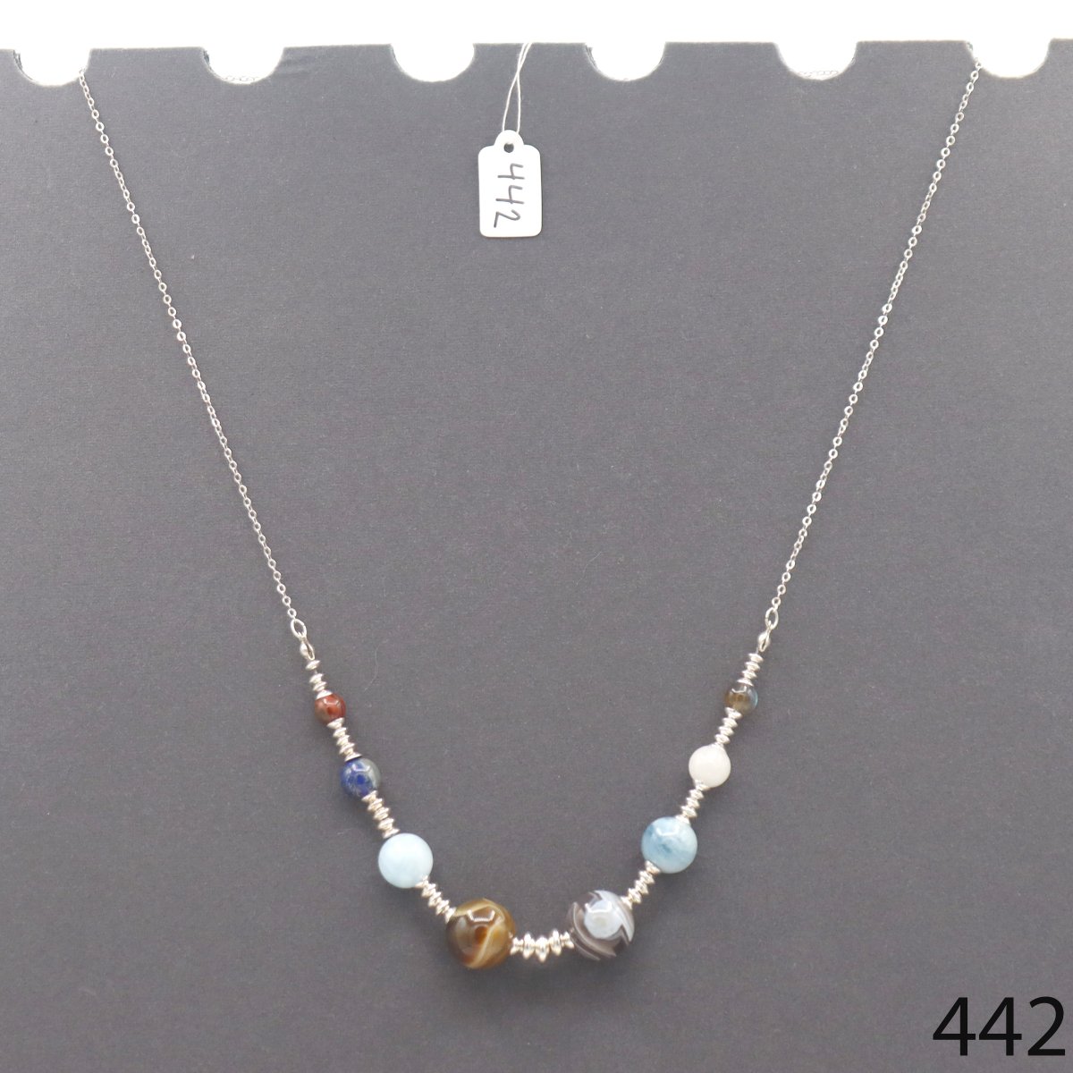 elakdawalla's tweet photo. I also listed a bunch of necklaces in the shop today. I'm almost through the backlog of stuff I made over the summer and never listed...
#EmilysSpaceCraft 
https://t.co/ncNEXknxFq https://t.co/lLDVmyjsTr