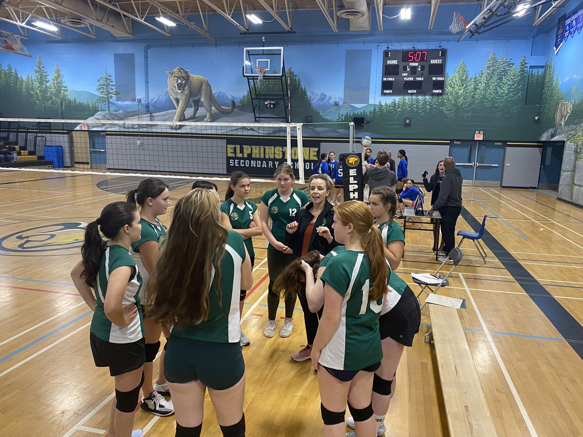 CLekakis's tweet photo. @PHSecondary volleyball team playing their first game in almost a decade. Great effort by everyone against the Chatelech and Elphinstone teams. Shout out to Brooklyn for being named the PHSS Rockstar of the Game!
Go Sakinaws! https://t.co/qemqIlv8MU
