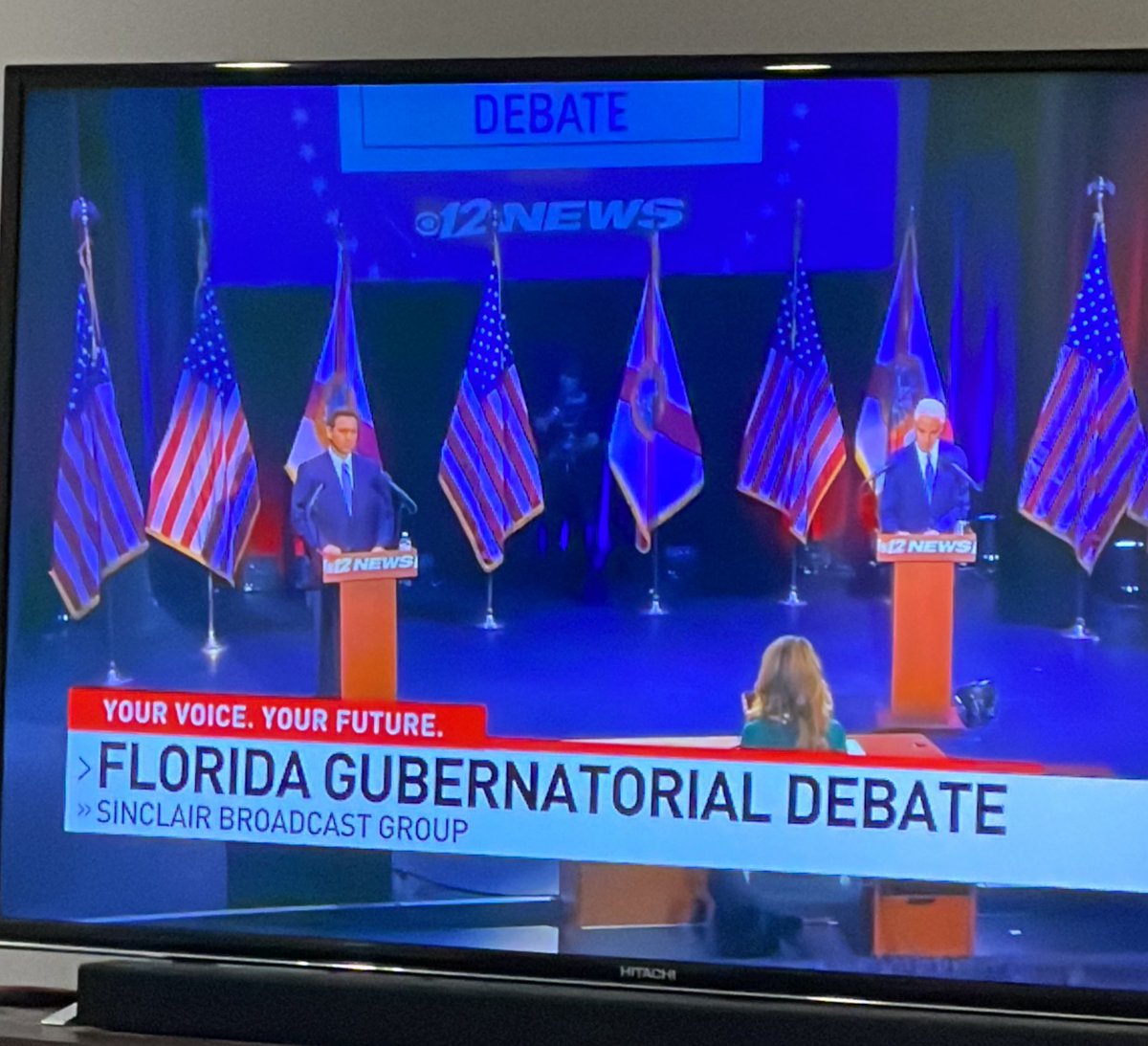 BrownieTurd's tweet photo. Are they saying RonCore? Like encore for Ron Desantis? I’ll take it!! #RonCore https://t.co/5dUhRiZcne