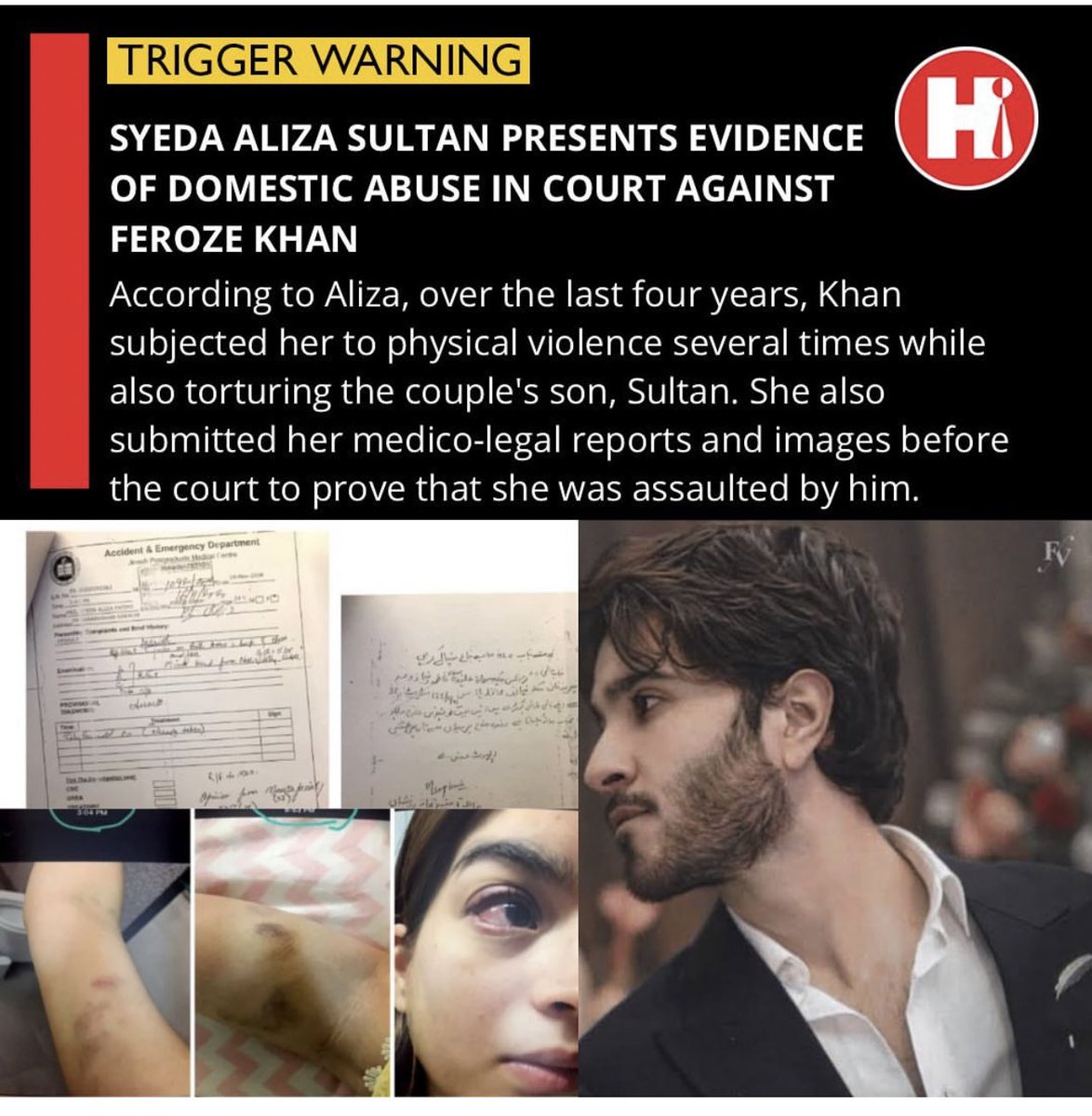 “Not only is a divorced daughter better than a dead daughter but a divorced daughter is also better than a daughter who is unhappy and constantly suffering".
#FerozeKhan