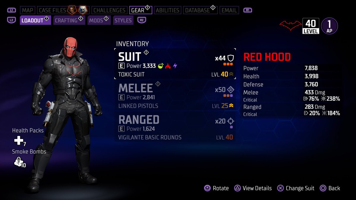 VIETAY's tweet photo. Think I've played Gotham Knights too much..... https://t.co/8l2AjK0r4U