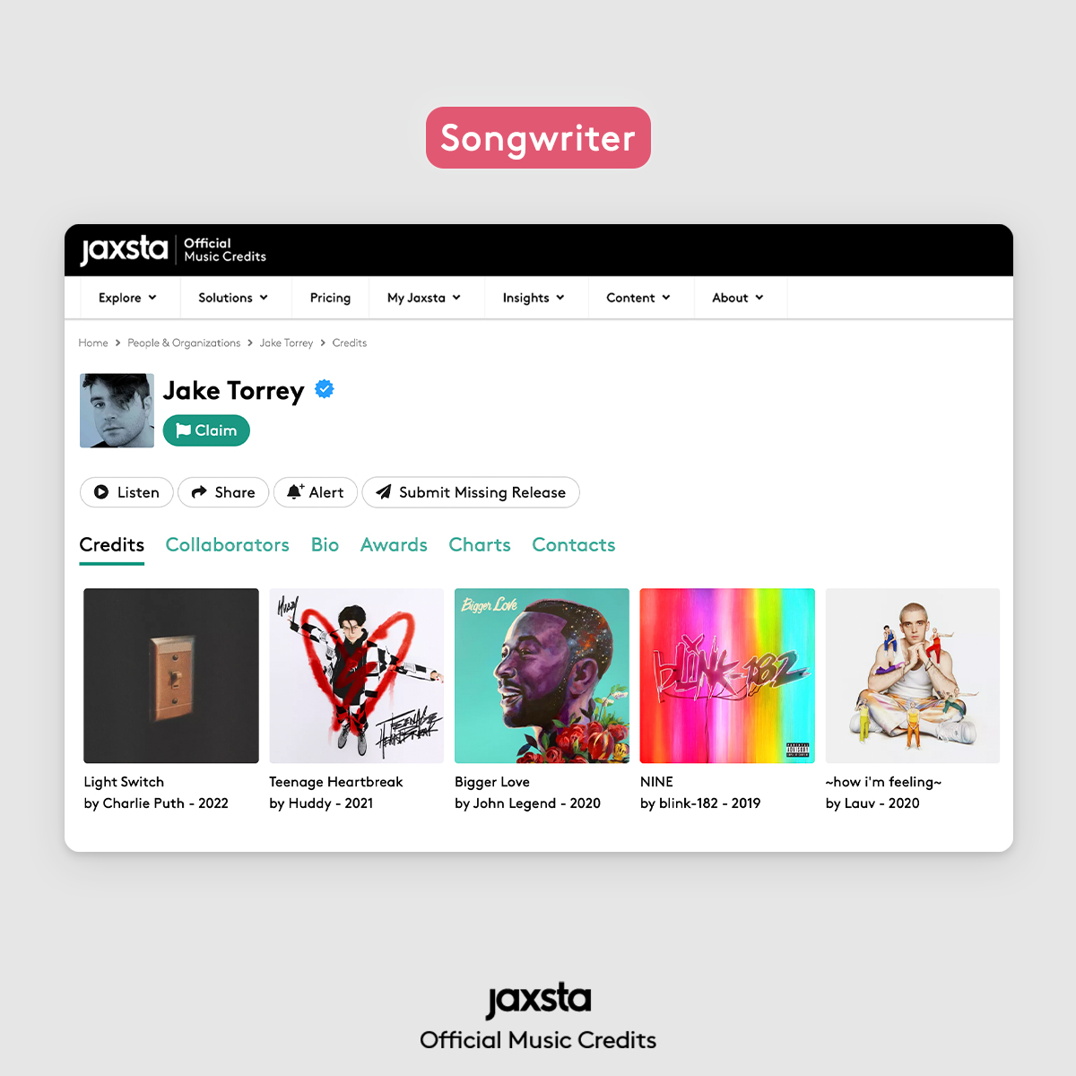 vnlasx's tweet photo. #JakeTorrey (@charlieputh, @johnlegend, @saweetie, @MAXMusic, @findingfletcher, @5SOS, @taiverdes, @ILLENIUM, @yungblud &amp; @andygrammer)

Explore Jake's official music credits on Jaxsta: https://t.co/LyQGFDR1Ym https://t.co/wDfXU7e08H
