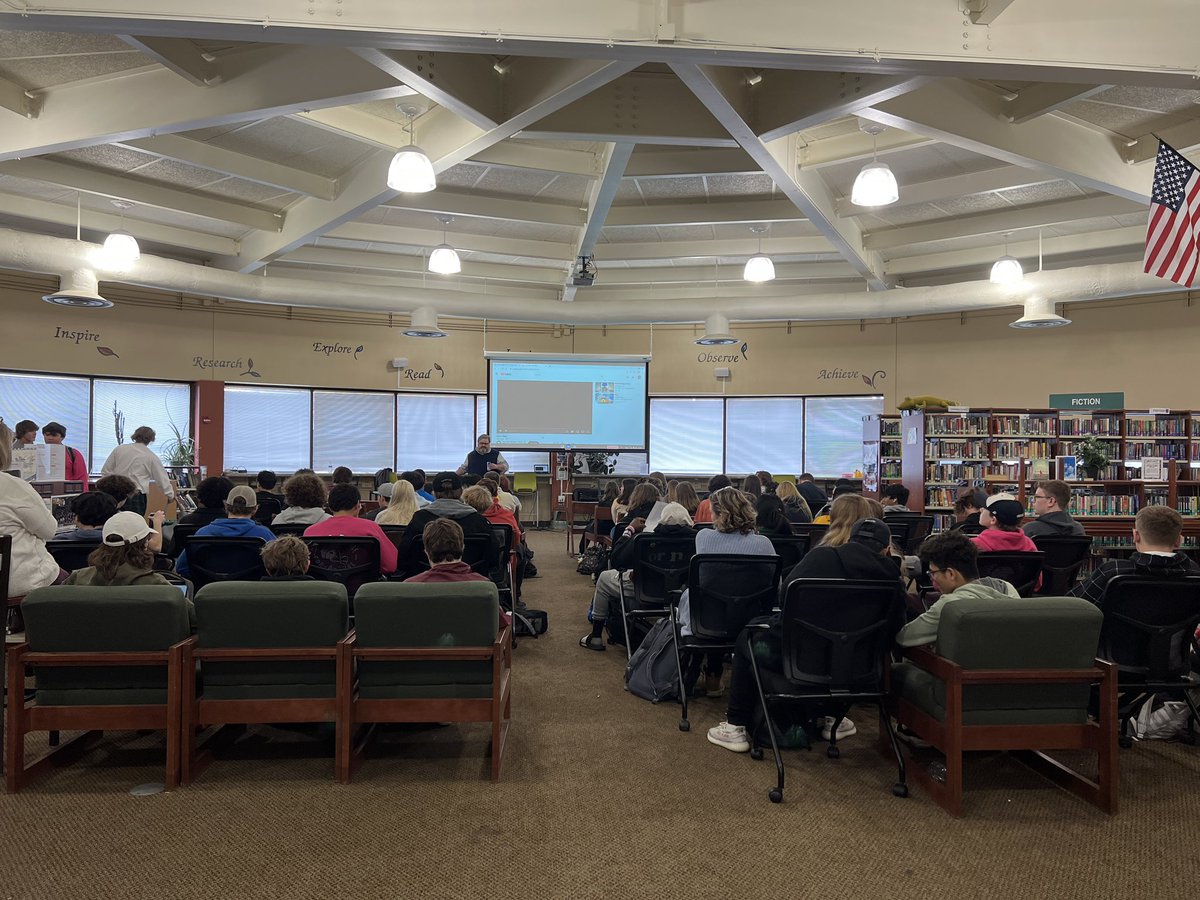 CLSRatliff's tweet photo. Thank you to Chris Parrish for teaching our students what it means to be a movie producer, director, and screenwriter. Our students were inspired! Thank you! #CLSEngaged #LeaveWithPurpose https://t.co/dIfiR8Zn1H