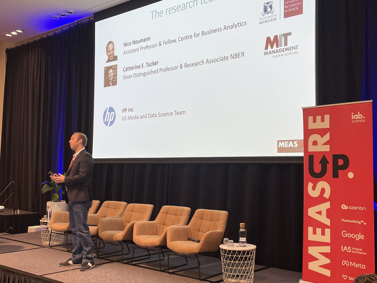 Always love getting to hear the incredible Nico Neumann present #measureup2022 on why marketers shouldn’t miss 3P cookies #measure