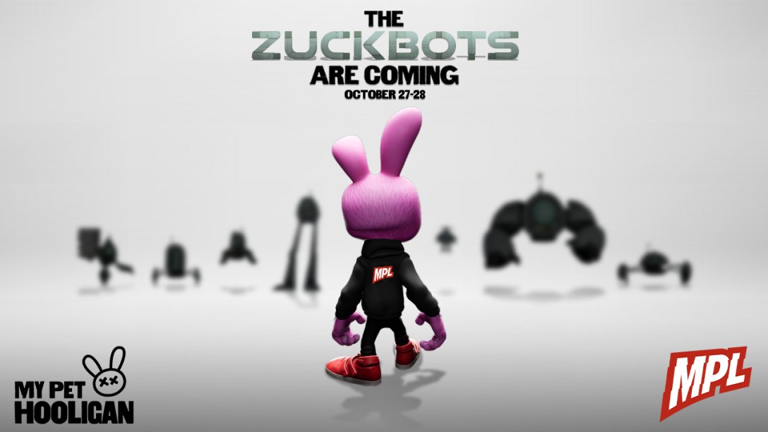 MartianPLeague's tweet image. 🐰 Giveaway 🐰

We're giving away 2 x My Pet Hooligan - ZuckBot WL spots 🤖

First companion drop from the standout Web3 gaming &amp;amp; entertainment project. Lots of utility. Not open to public sale.

To enter:
1️⃣ Follow @mypethooligan  &amp;amp; @MartianPLeague
2️⃣ Like + RT
3️⃣ Tag 3 friends