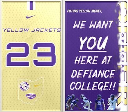 ToxicWoo27's tweet photo. After a great visit on Saturday,i would like to thank @DCFBJackets for letting me receive a offer from the yellow jackets I had a great time with the staff there. this is a humbling moment for me and my family I’m very thankful for @CoachWallaceFB for making this possible!!🙏🏽 https://t.co/IlUf9sZUM5