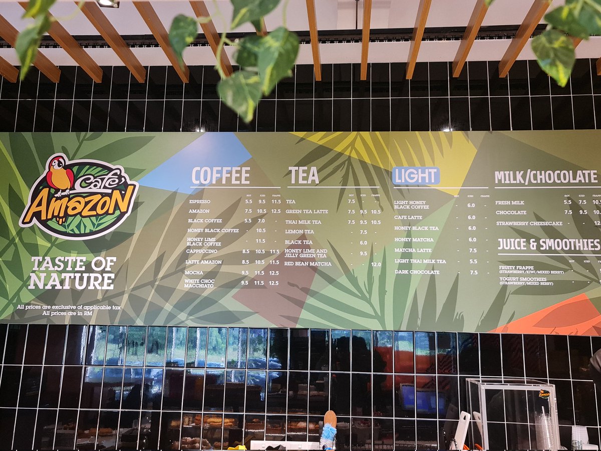 theultraimam's tweet photo. Lahhhhh....kat Shah Ale pun ada Café Amazon ni, ingat kat Thailand je.

Harga pun lebih kurang. https://t.co/WgafXUVKkN