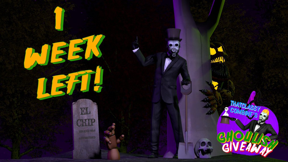 AlabastersPrime's tweet photo. There's only one week left to enter for your chance to win one of three Five Nights At Freddy's prizes in our latest #giveaway: https://t.co/GDDiI234jb
Like & RT + Follow @AlabastersPrime & @CombineThat
#fnaf #fivenights #fivenightsinanime3d #fnaftwt #fnafsb #fnafsecuritybreach https://t.co/yXj6TpU2F7