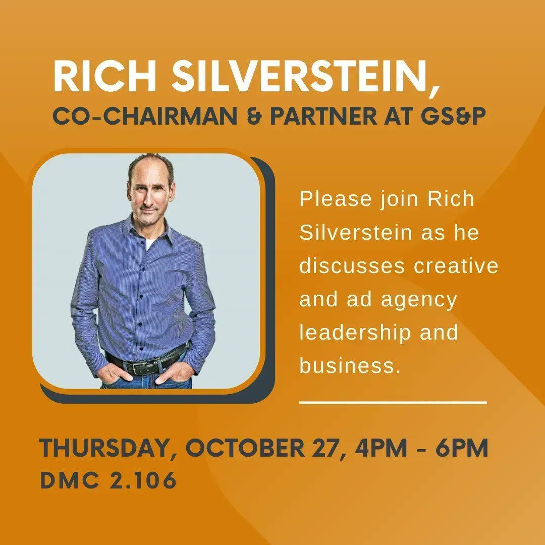 txadpr's tweet photo. Join advertising legend and Silicon Valley icon, Rich Silverstein, as he discusses creative and ad agency leadership and business!
#advertising #publicrelations #TXADPR #GoodbySilverstein https://t.co/3rQ1aFV8n0