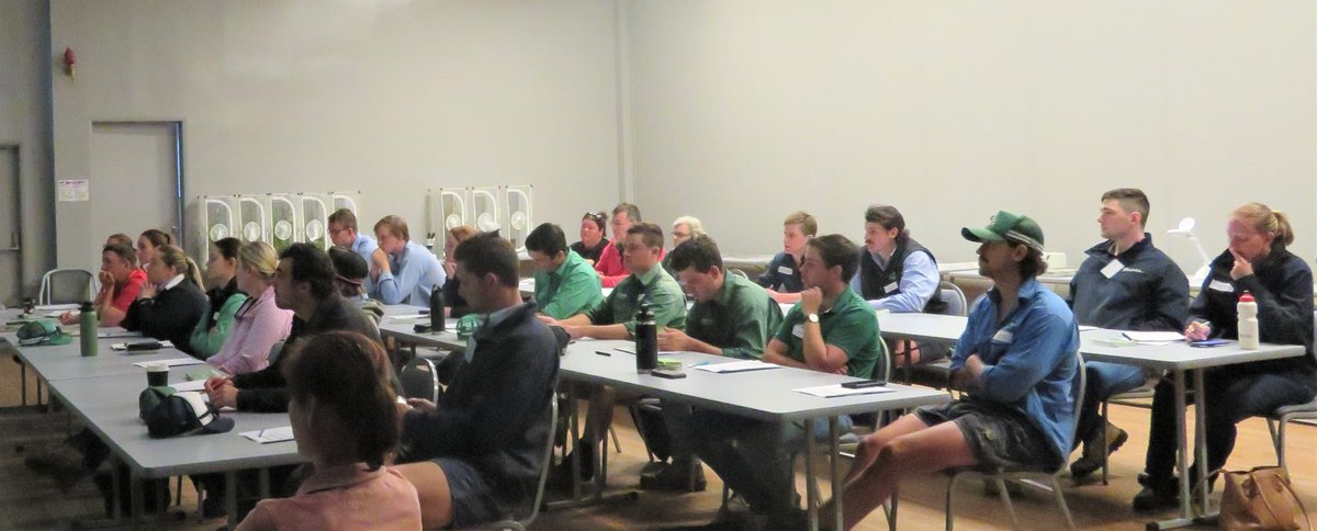 NSW_AGRONOMY's tweet photo. 🐛🪲🐞Some of the faces at last week's insect ID workshop at #Narrabri. Great day organised by @nswdpi and #QDAFF as part of the IPM for Grains project, funded by @theGRDC.
Mainly young agros with lots of questions &amp; hands-on learning👍

@GRDCNorth @beatsheetblog @cesaraustralia https://t.co/wjC30OWCoe