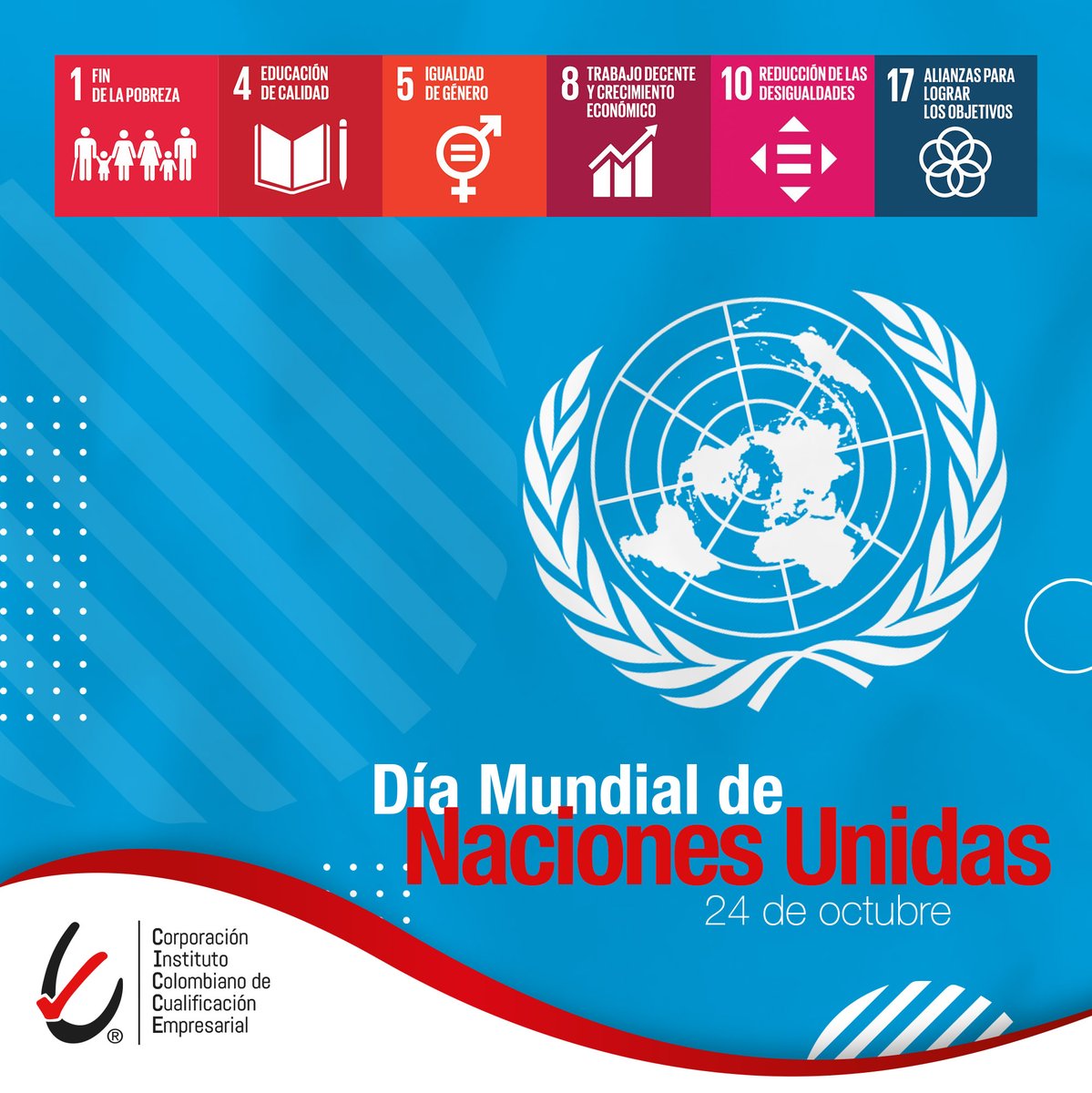 corpcicce's tweet photo. El 25 de septiembre de 2015, los líderes mundiales adoptaron un conjunto de objetivos globales para erradicar la pobreza, proteger el planeta y asegurar la prosperidad para todos como parte de una nueva agenda de desarrollo sostenible. 
Nosotros ponemos nuestro granito de arena. https://t.co/V8WBOM48Zb