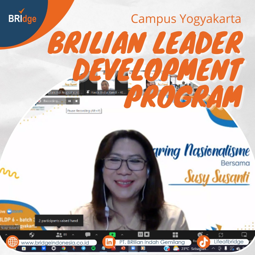 ptbridge_'s tweet photo. #PressRelease

Pada tanggal 19 September BRIdge telah membantu menyelenggarakan pelatihan "BRILiaN Leader Development Program".
Acara ini diselenggarakan secara virtual melalui zoom meeting yang melibatkan kurang lebih 90 orang peserta pekerja BRI dibawah naungan BRI Campus Yogya https://t.co/m1YGMLnSI7