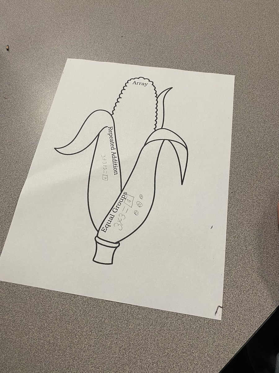 MrsSisk2195's tweet photo. Students completed another project to show multiple strategies to solve for multiplication. This time we shared our love of corn! #Corntastic #GoWarriors #MakeADifference https://t.co/xXTnF9K6K5