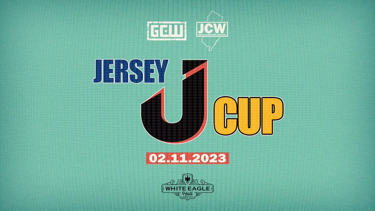 *BREAKING* GCW and @JerseyCW are teaming up to bring the legendary Jersey J-Cup Tournament back to life in 2023! For years, the J-Cup was the standard for independent wrestling tournaments. In 2023, the legacy begins again! February 11, 2023 White Eagle Hall Jersey City NJ
