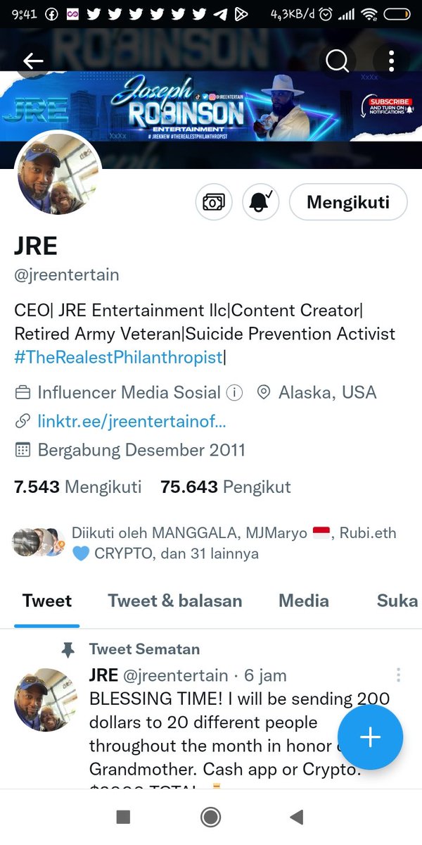 RatuWinners's tweet photo. @GiveAwayHost @jreentertain Done https://t.co/3BrnGkQctM