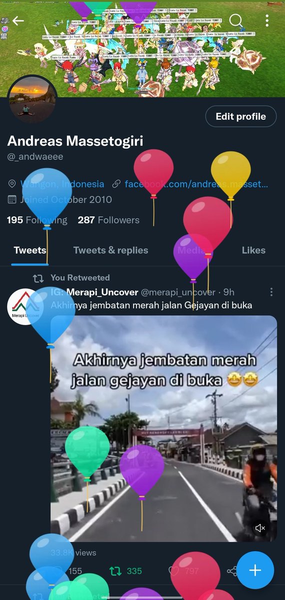 _andwaeee's tweet photo. Eh iya berbalon 👀 https://t.co/AtxiIPRelX