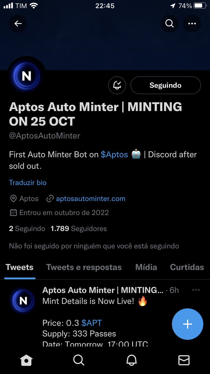 Valtercris_'s tweet photo. @AptosAutoMinter Nice, I want

0xb3d225d614ec9efa1b5fd849ad59a265031a77d5612bafb8db6e25b501c12368 https://t.co/1bUwlDORA2