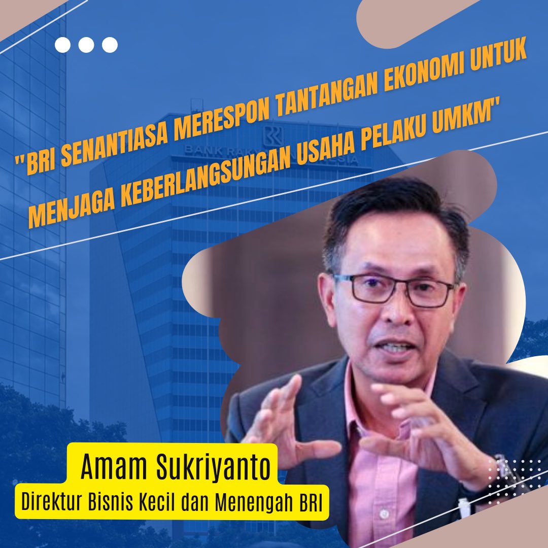 AKHLAK_ID's tweet photo. Kereen, BRI selalu menjaga keberlangsungan UMKM..

#BRIBerdayakanUMKM
#BRIforG20 https://t.co/4gyCzU65K1