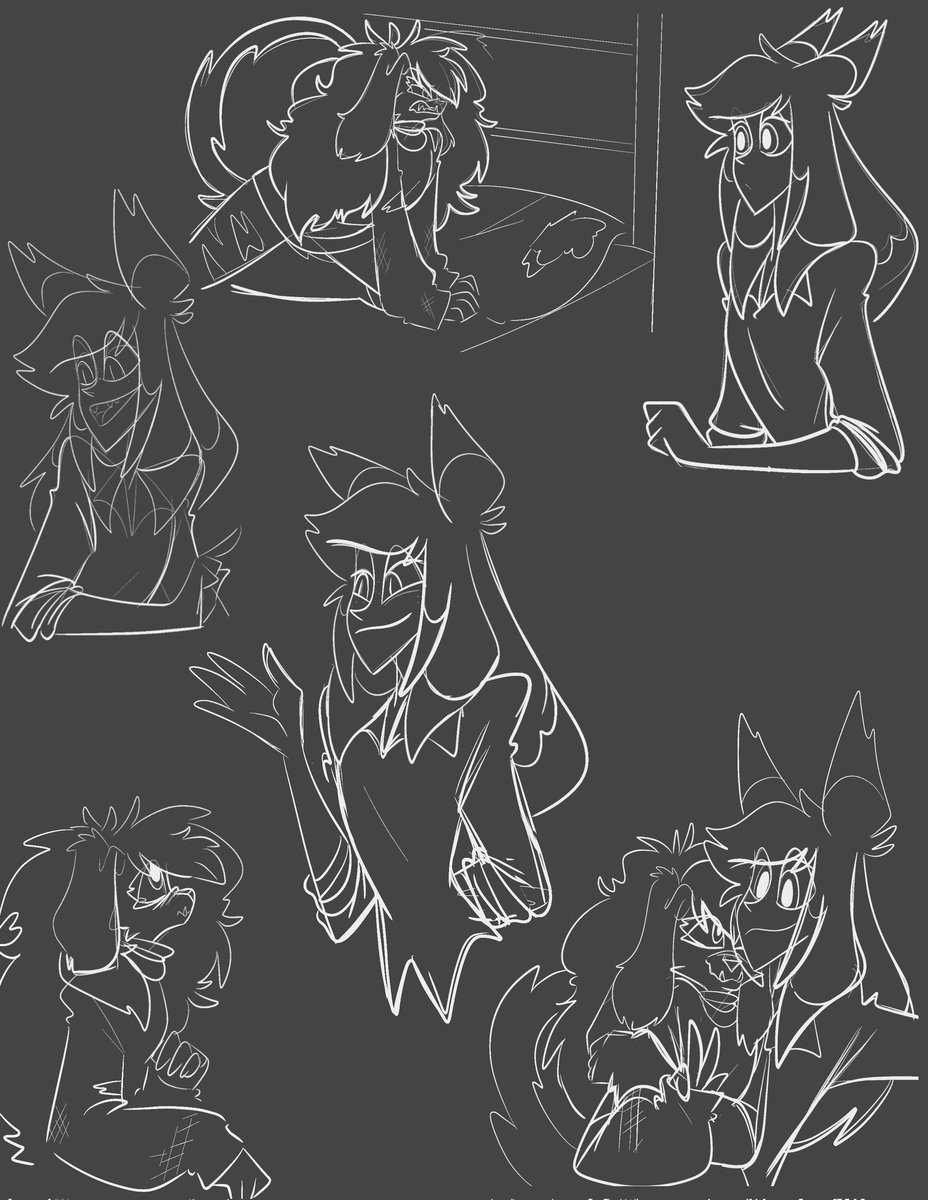 rickitywrxcked's tweet photo. #HazbinHotel #hazbinfanart #hazbinoc #alastor #astorthesasster #alastorsshadow #radiodemon #shadowofthehost #helluvaboss #HelluvaBossoc #hellhoundoc 
Astor and his emotional support hellhound Princess
Adoption day https://t.co/SHwyeHFUVG