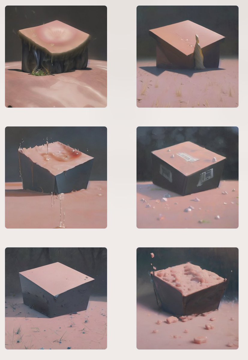 jimmygunawanapp's tweet photo. #b3d #SwiftDiffusion Staring at the default cube and making a poem for AI to dream. It’s metaphorical. https://t.co/EjQJ4YHrQr