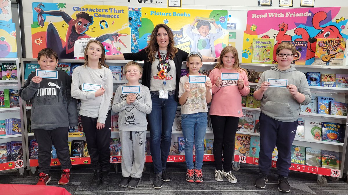 KarrasSL's tweet photo. Woop! Woop! Please help me congratulate all our extraordinary winners of a $20 gift certificate to use at our Fall Scholastic Book Fair!๐ #welovebooks #growareader #bookfairbonanza @Scholastic @IRIC_WC https://t.co/liJqYoGDKz
