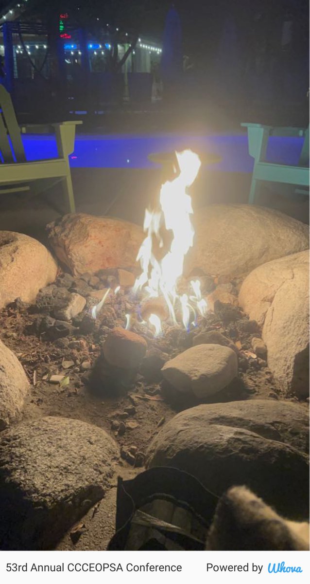 A beautiful way to wind down in anticipation of reconnecting and being refueled for the days ahead🙌🏾…#ccceopsaconference via Whova event app whova.com/whova-event-ap…