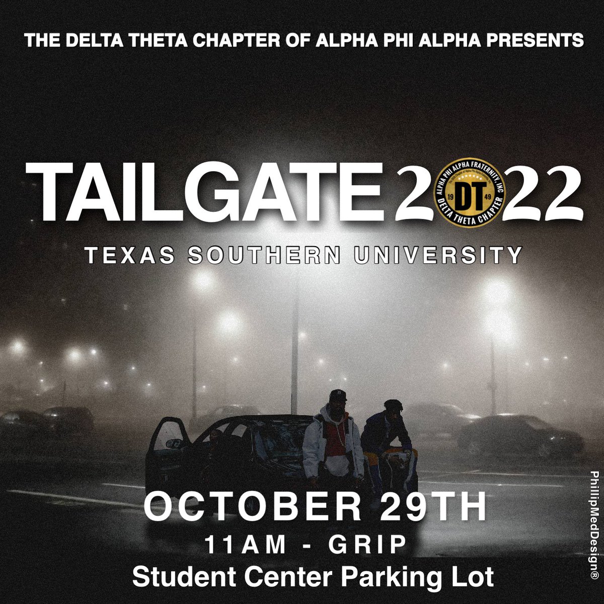 TXSUAlphas's tweet photo. Saturday 🦍 

October 29th 

TheTailGatE 🐅‼️

⌚️11AM- The Grip 
📍Student Parking Lot (TXSU)

#TXSUHC2k22 https://t.co/6tW21j3oAm