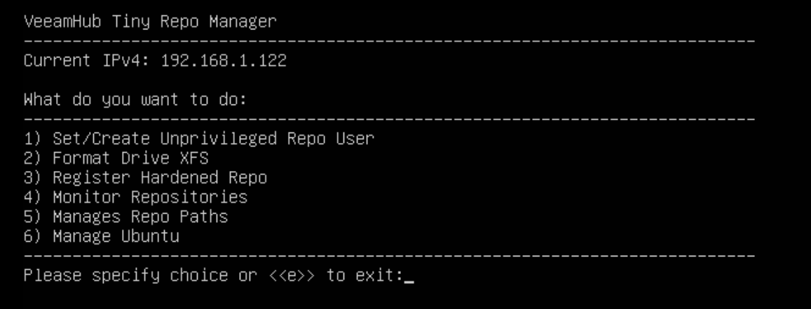 HammondRhys's tweet photo. Loving the VeeamHub Tiny Repo Manager, great way to easily setup an immutable repository for #Veeam
https://t.co/ETqhb48x62 https://t.co/ktIdtiu1uG