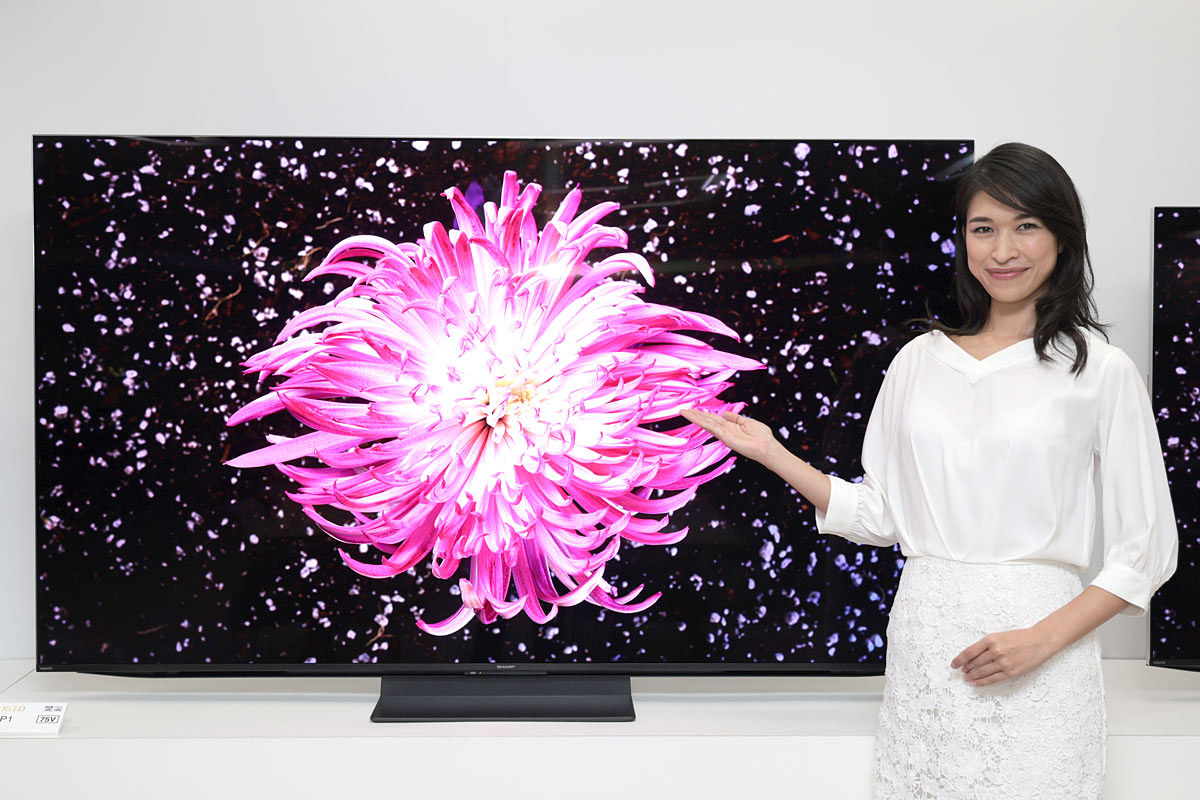 avwatch's tweet photo. シャープ、第2世代ミニLEDアクオス「EP1」。新量子ドットで色域拡大 https://t.co/R3uGsahbAa #シャープ #SHARP #AQUOS #XLED #ミニLED https://t.co/us9FQPTQY6