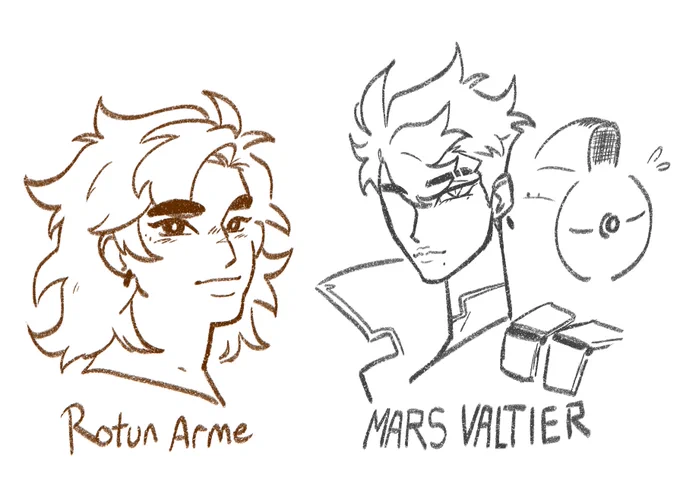 [OCs] I wanted to see if I could draw my oldest ocs from memory- the answer is no (but they came out prettier) 