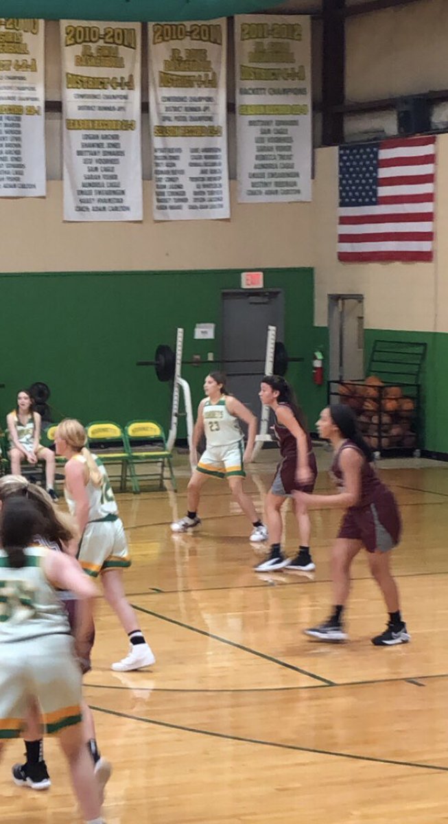 dave_keeling's tweet image. Kenzlee’s first jr high game #7thgrader