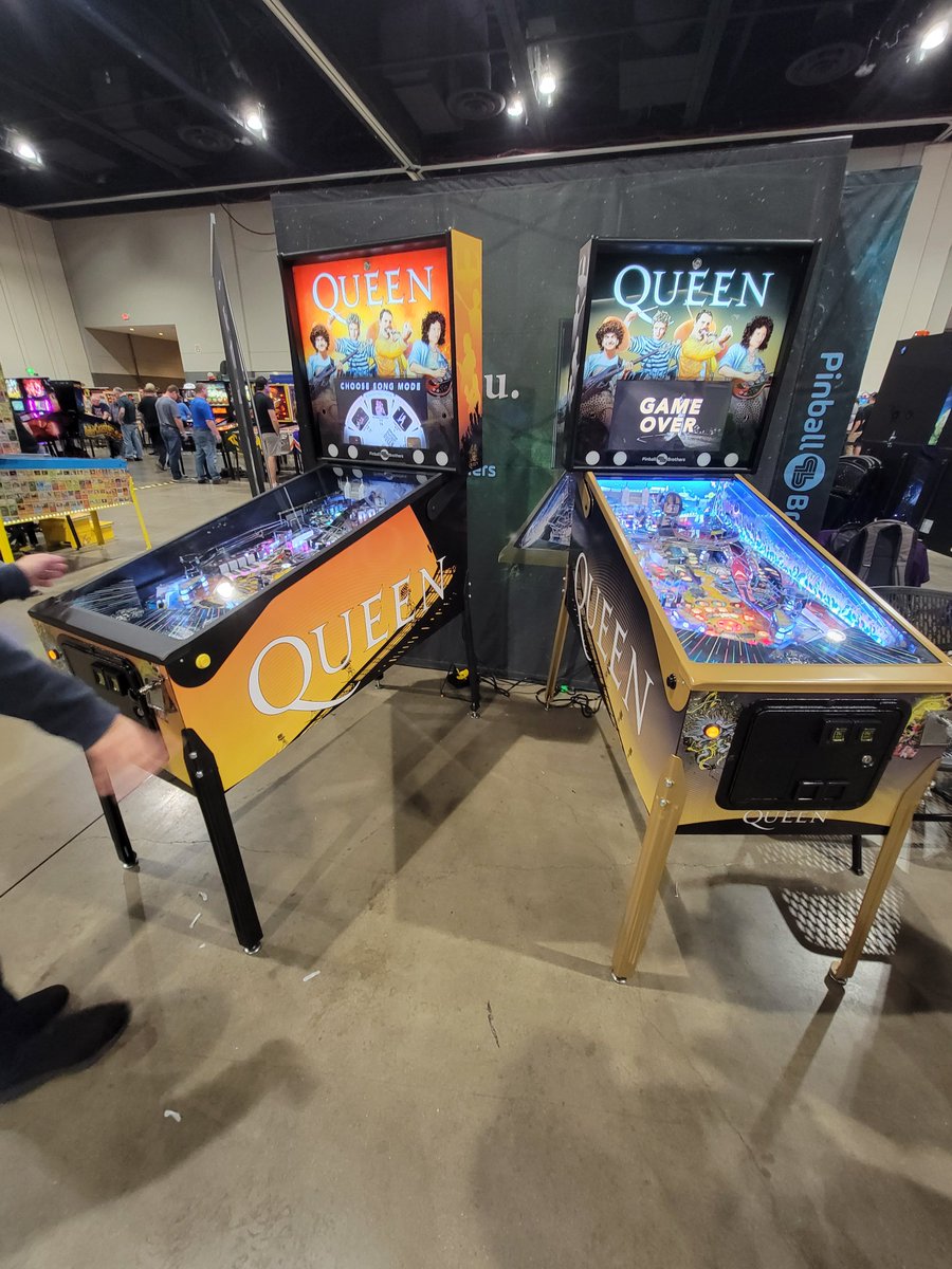 Mad_Pinball's tweet photo. As Harry Cary used to say, "HOLY COW!". The Pinball Expo in Chicago was fabulous.
Congratulations to Aaron Ritch! He qualified 9th out of nearly 200 in the Main Tournament. Seeing him rock the Mad Scientist logo was surreal.

#pinball #pinballexpo #MadPinball #GoMad #GetMad https://t.co/av9JaDlAND
