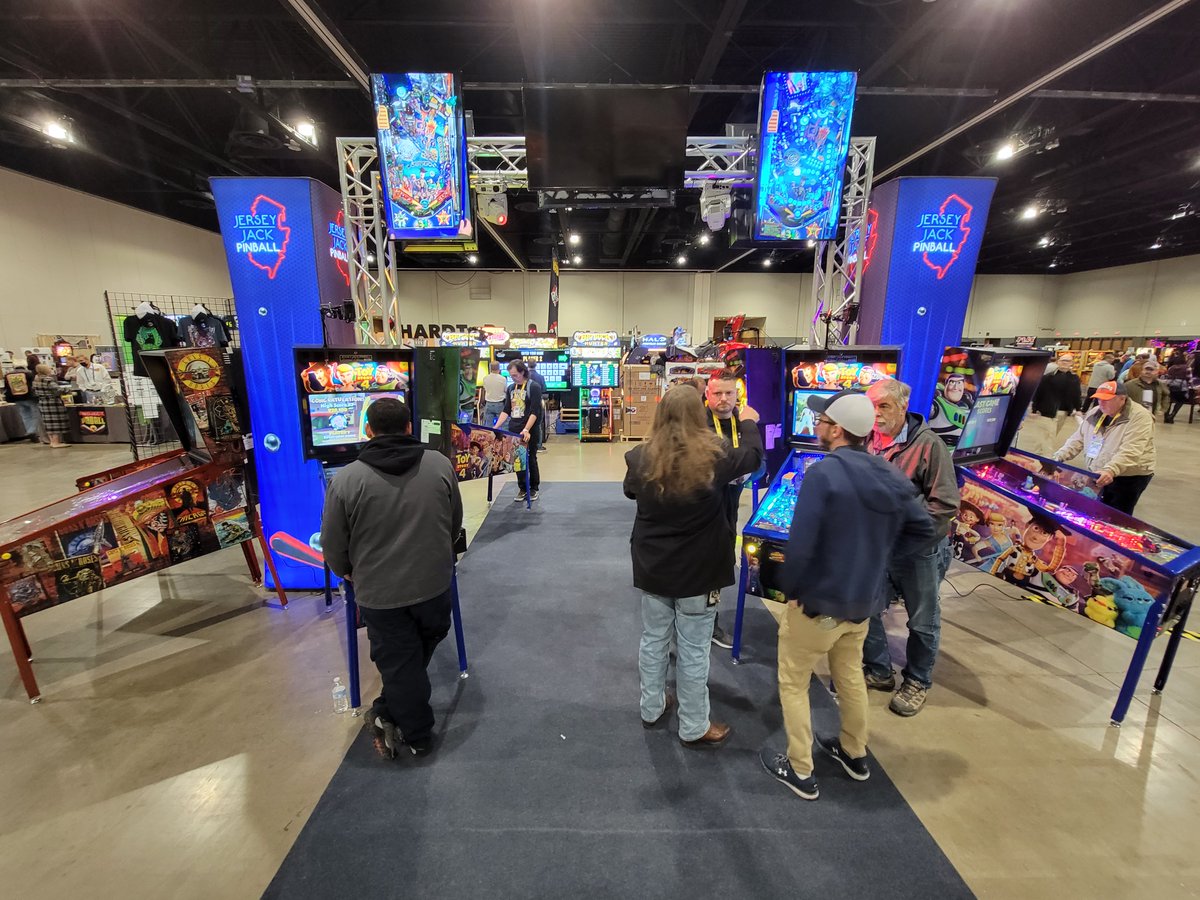 Mad_Pinball's tweet photo. As Harry Cary used to say, "HOLY COW!". The Pinball Expo in Chicago was fabulous.
Congratulations to Aaron Ritch! He qualified 9th out of nearly 200 in the Main Tournament. Seeing him rock the Mad Scientist logo was surreal.

#pinball #pinballexpo #MadPinball #GoMad #GetMad https://t.co/av9JaDlAND