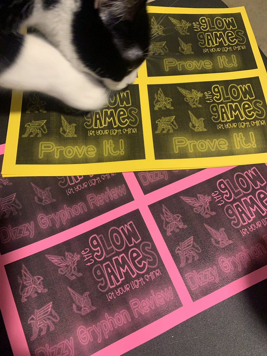 MrsLopezMagic's tweet photo. Up Next for my “Lopezitos”: A Math Glow Day! Oreo here is inspecting our task cards while I get the laminator ready. Taking a page right out of @burgessdave book, I told them, “you don’t want to be absent on Friday… I’ve already said too much…” 😂 #KeepThemMotivated #WhyITeach https://t.co/iIYXRO6VUj