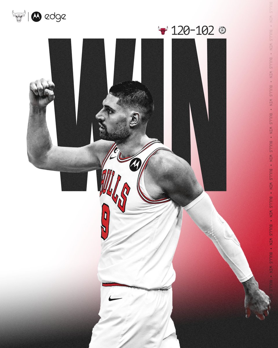 chicagobulls's tweet photo. DRIVE HOME SAFELY. BULLS WIN. https://t.co/D5H0yZX5wK