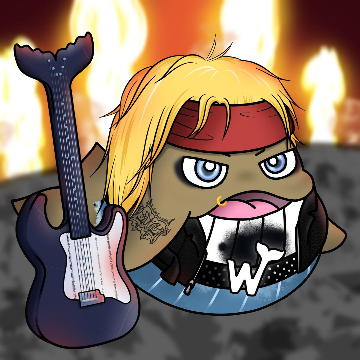 LuckyNftWhale's tweet photo. 🎸Heavy Metal Whale 헤비메탈 웨일

"헤비메탈 락커 컨셉으로 그려주세요!" 라는 OG분의 요청으로 탄생한, 구릿빛 피부가 매력적인 헤비메탈웨일!

럭키웨일랜드의 #OG 나 #WL 가 되면 원하는 컨셉의 럭키웨일 NFT를 그려드립니다!

🐳https://t.co/UOqqsjLt5H
🌊https://t.co/ekWXsQAB6E https://t.co/mB9EwFUr7o