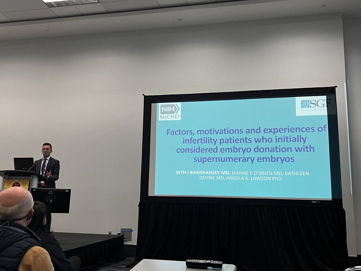 SBarishansky's tweet photo. Had an amazing time presenting my research today @#ASRM2022. So many greats presentations. Beyond grateful for @SGFertility Dr. Devine, Dr. O’Brien and @DrAngelaLawson’s mentorship. This work is a portion of my first NIH grant. Stay tuned 🤞 https://t.co/FLOXTAitS2