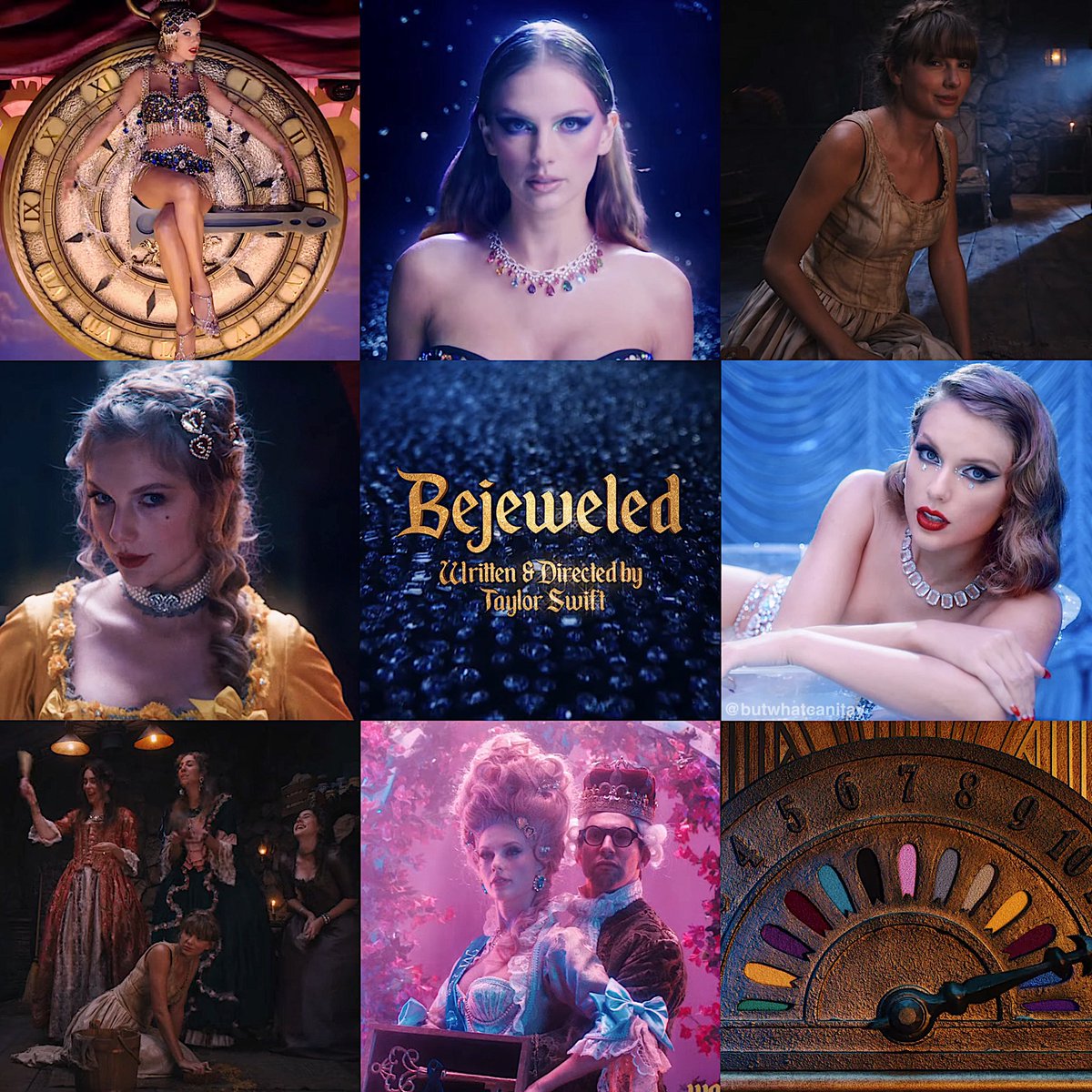saracasta1308's tweet photo. Written & Directed By Taylor Swift...We are very proud of our blonde! #BejeweledMusicVideo #TaylorSwift #MeetMeAtMidnight #TSmidnighTS #MeetMeInColombia #MidnightsTourInColombia https://t.co/OQiree1IS7