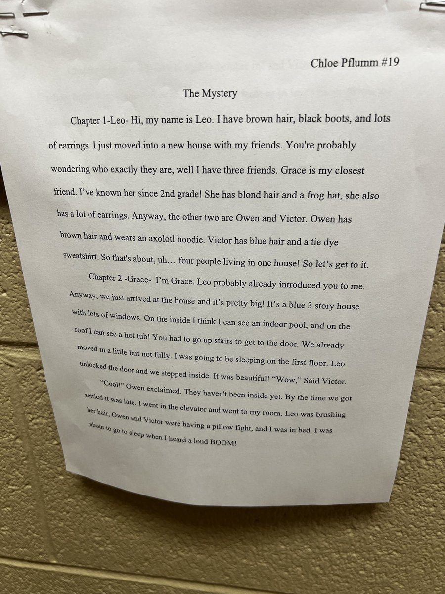 DHElementary's tweet photo. Top notch writers reside at David Harrison Elementary! #highlevelsoflearning
@officialSPS https://t.co/mbLoilE7hw