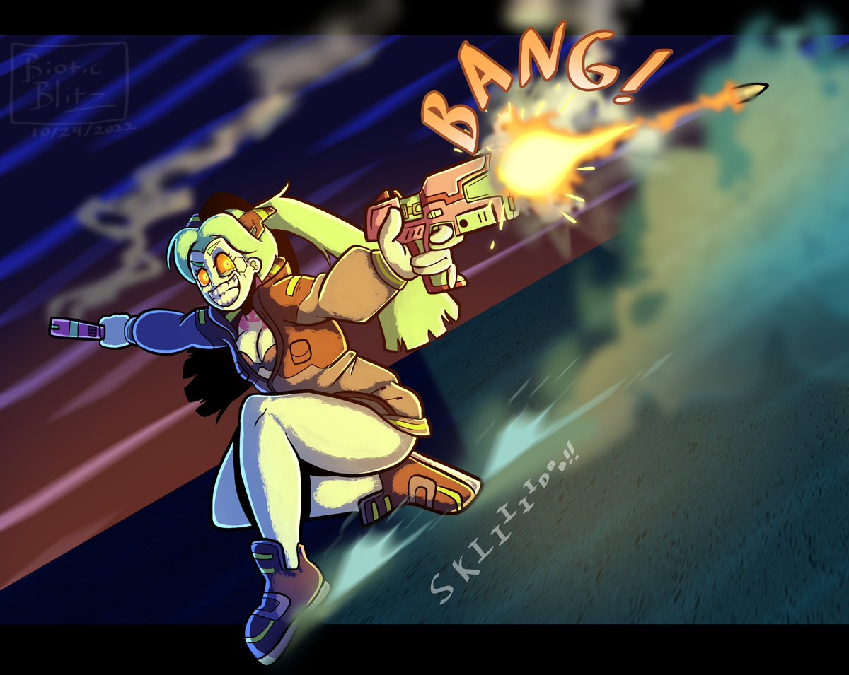 Biotic_Blitz's tweet photo. Late to the party, but some have some Edgerunners fanart because Rebecca is best https://t.co/G4hiCuZqpB