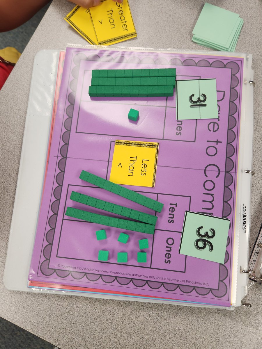My young mathematicians comparing numbers today using comparsion language. By the end of the lesson the students could explain why the numbers were greater or less than. A great start to understanding this concept. #genoaowls #pisdmathchat #comparingnumbers #noalligator