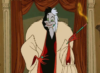 OhGeeNivi's tweet photo. Tried to make a #CruellaDeVil outfit in #DisneyDreamlightValley for the 
#DreamlightDressUp challenge! Wish we could customize coats to go on top of dresses, but I think it turned out pretty good. ☺ https://t.co/AvPdGLVwbP