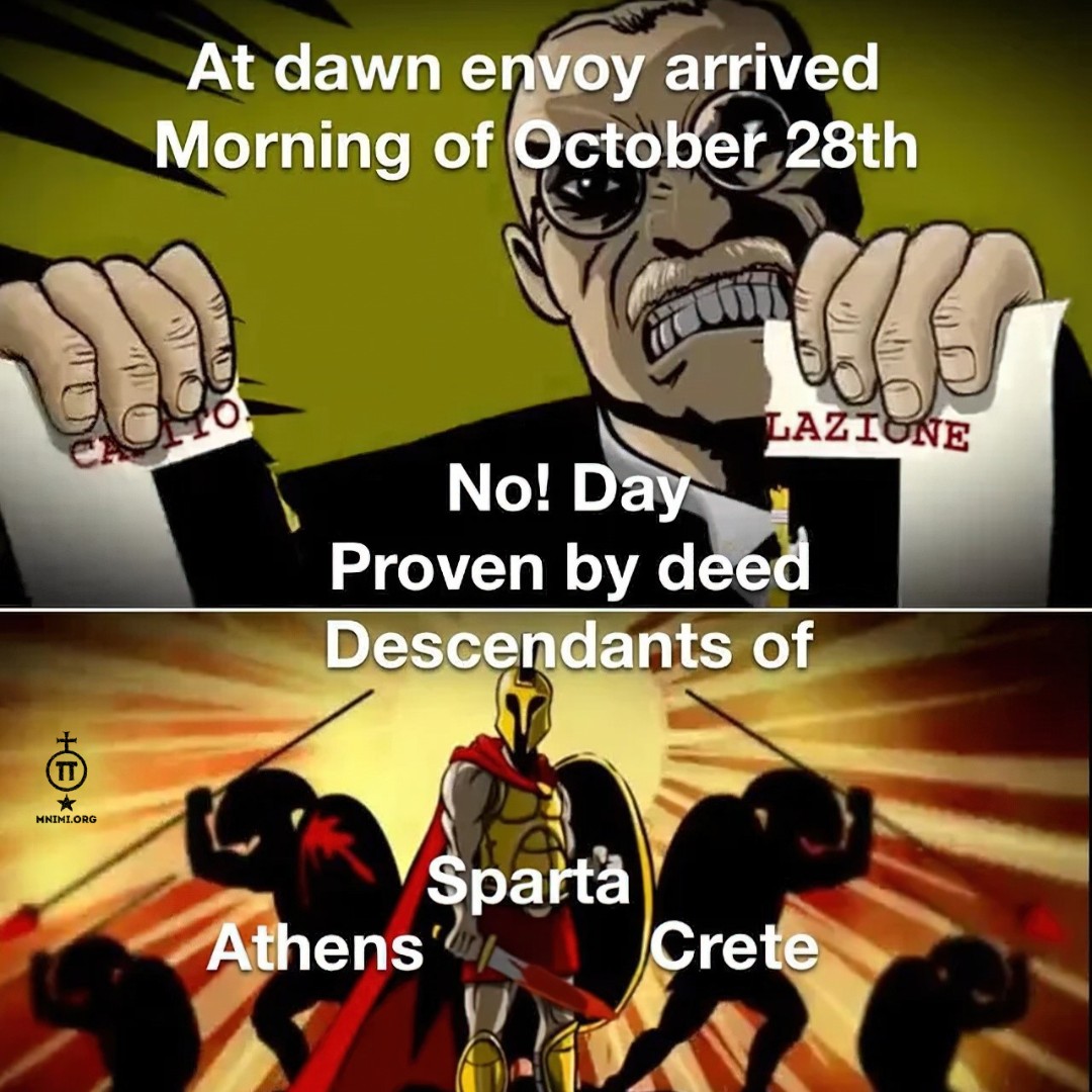 HellenicHeroes's tweet photo. OXI DAY 
Never Forget
https://t.co/jO9tehZEzk🇬🇷
#oxiday https://t.co/7c1MONgNEi