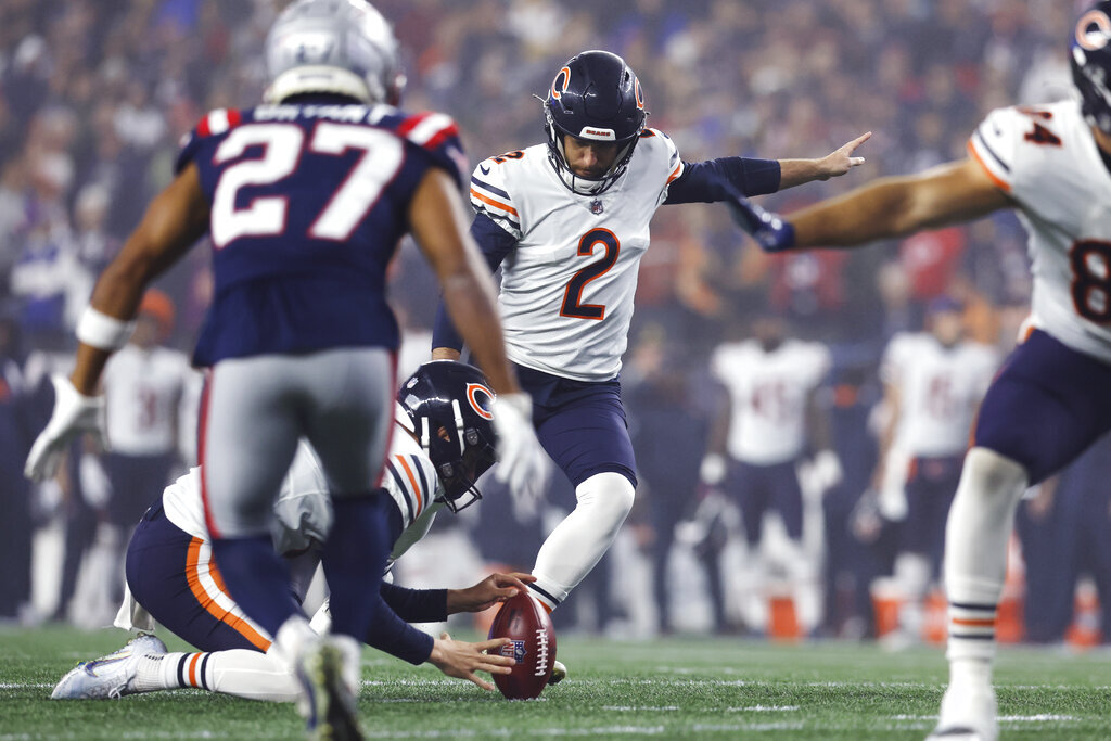 Endzone_Brasil's tweet photo. O brasileiro Cairo Santos acertou 17 field goals consecutivos. Essa é a segunda maior sequência ativa na NFL. Absurdo! 🇧🇷

📊: @BearsPR 

#DaBears https://t.co/bmiiEQxU58