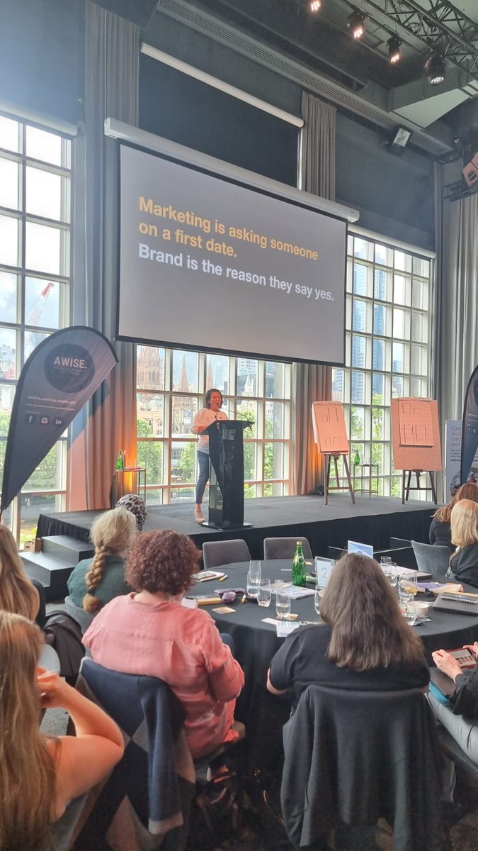AusWomenInSolar's tweet photo. @oliviasmith killing it today at the Recharge your Spark event ⚡️ - touching on what matters with your brand #rechargeyourspark https://t.co/OnMHOlif2a